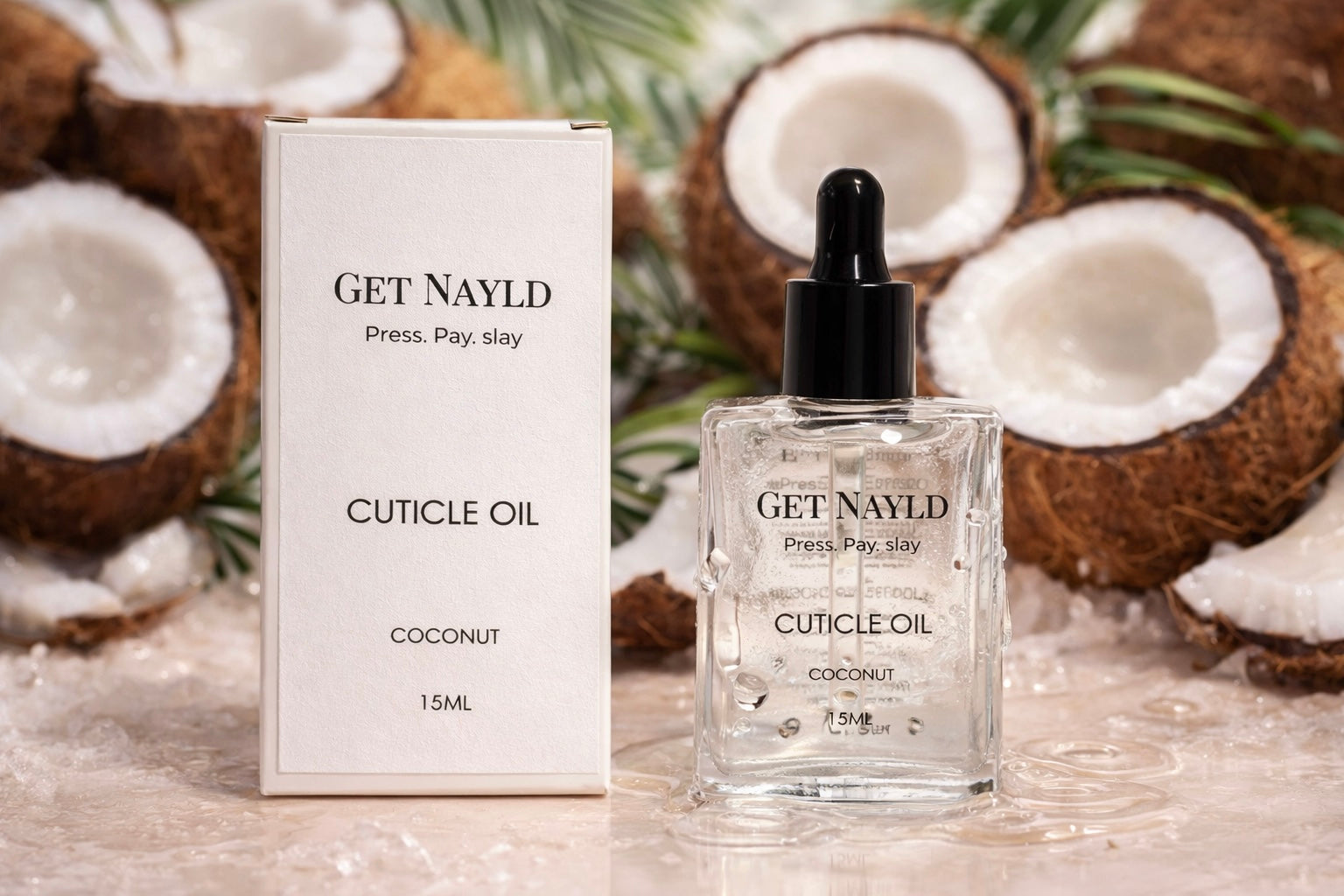 Coconut Cuticle Oil – Smooth, Creamy, Island Energy