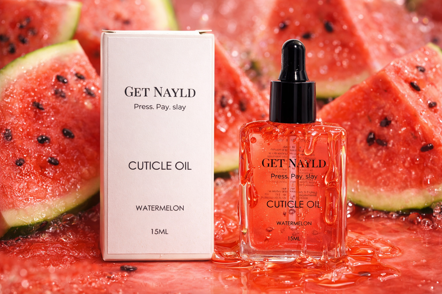 Watermelon Cuticle Oil – Fresh, Juicy, Unreal