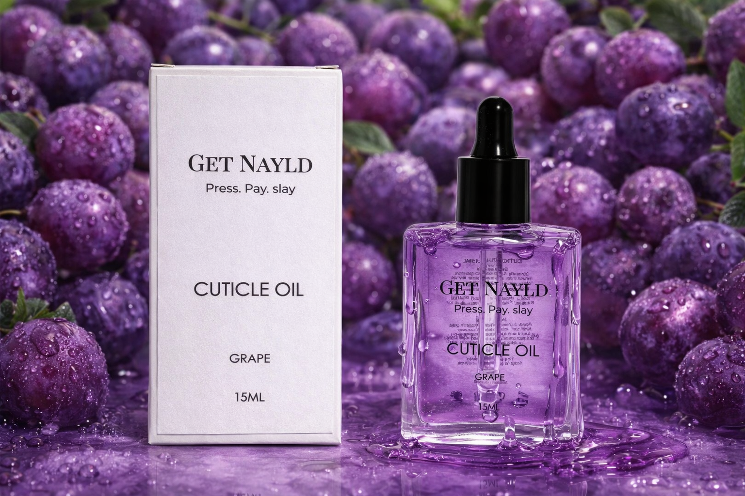 Grape Cuticle Oil – Sweet, Juicy, Bold